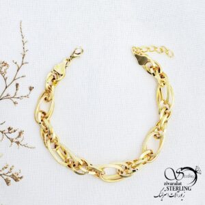 دستبند زنانه طرح طلا مدل حلقه ای با کد 13314